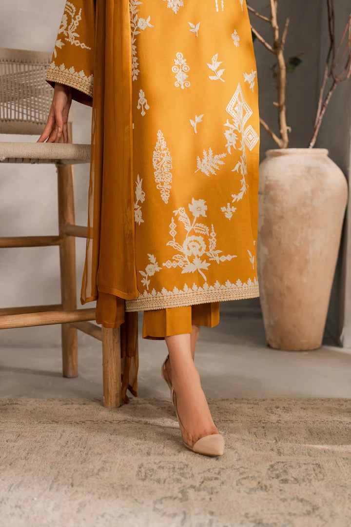 Musturd Embroidery 2pcs
