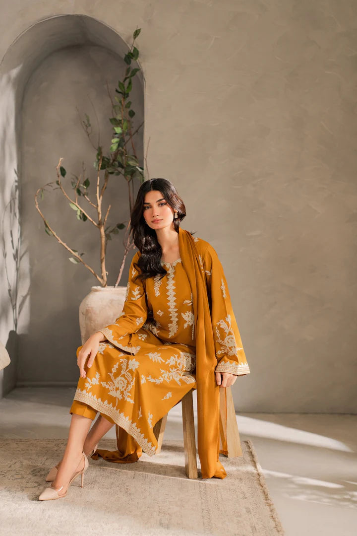 Musturd Embroidery 2pcs